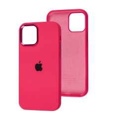Чохол для iPhone 12 / 12 Pro New silicone case shiny pink
