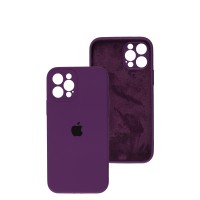 Чохол для iPhone 12 Pro Silicone Slim Full camera grape