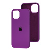 Чохол для iPhone 12/12 Pro Silicone Full фіолетовий / grape