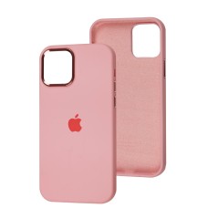 Чохол для iPhone 12 / 12 Pro New silicone case light pink