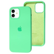Чохол для iPhone 12/12 Pro Silicone Full зелений / spearmint