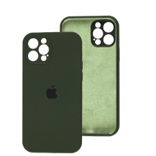 Чохол для iPhone 12 Pro Silicone Slim Full camera cyprus green