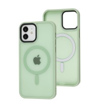 Чохол для iPhone 12 / 12 Pro WAVE Matte Insane MagSafe mint