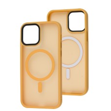 Чохол для iPhone 12 / 12 Pro WAVE Matte Insane MagSafe orange