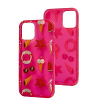 Чохол для iPhone 12 / 12 Pro Summer Time pink / sea
