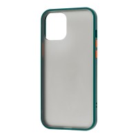 Чохол для iPhone 12/12 Pro LikGus Maxshield оливковий