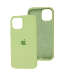 Чохол для iPhone 12 / 12 Pro Silicone Full зелений / avocado