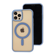 Чохол для iPhone 12 / 12 Pro Wave Magnetic light blue