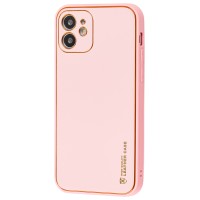 Чохол для iPhone 12 Leather Xshield pink