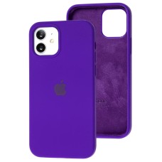 Чохол для iPhone 12 / 12 Pro Silicone Full фіолетовий / ultra violet