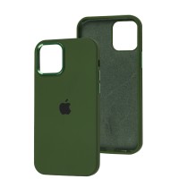 Чохол для iPhone 12 / 12 Pro New silicone case atroviren