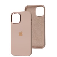 Чохол для iPhone 12 / 12 Pro New silicone case pink sand