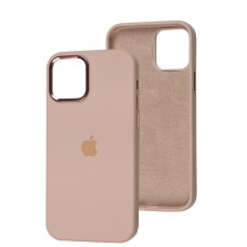 Чохол для iPhone 12 / 12 Pro New silicone case pink sand