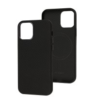 Чохол для iPhone 12 / 12 Pro Joyporodo Carbon MagSafe black
