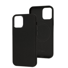 Чохол для iPhone 12 / 12 Pro Joyporodo Carbon MagSafe black