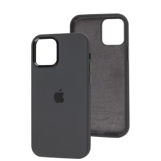 Чохол для iPhone 12 / 12 Pro New silicone case dark gray