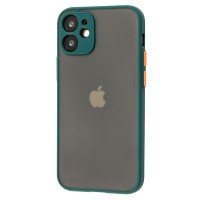 Чохол для iPhone 12 mini LikGus Totu camera protect оливковий