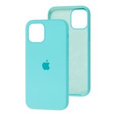 Чохол для iPhone 12 mini Silicone Full sea blue