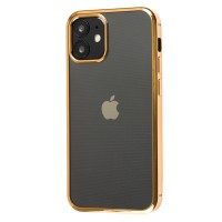 Чохол для iPhone 12 mini Glossy edging золотистий