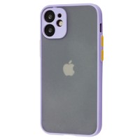 Чохол для iPhone 12 mini LikGus Totu camera protect бузковий