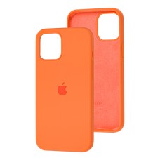 Чохол для iPhone 12 mini Silicone Full оранжевий / apricot