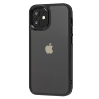 Чохол для iPhone 12 mini Metal Buttons чорний