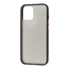 Чохол для iPhone 12 mini LikGus Maxshield чорний/червоний