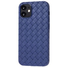 Чохол для iPhone 12 mini Weaving case синій