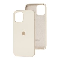 Чохол для iPhone 12 mini Silicone Full бежевий / antigue white