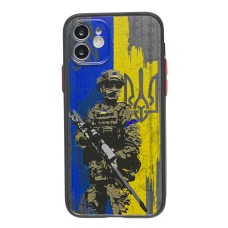 Чохол для iPhone 12 WAVE Ukraine Shadow Matte courageous