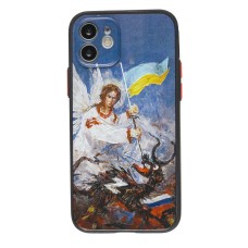 Чохол для iPhone 12 WAVE Ukraine Shadow Matte occupiers away