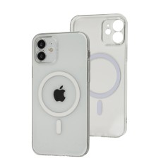 Чохол для iPhone 12 MagSafe Wave premium crystral Full