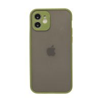 Чохол для iPhone 12 LikGus Totu camera protect зелений