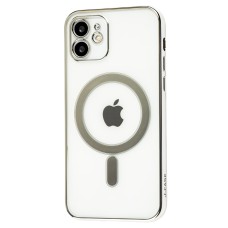 Чохол для iPhone 12 MagSafe J-case сріблястий