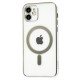 Чохол для iPhone 12 MagSafe J-case сріблястий