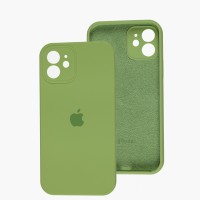 Чохол для iPhone 12 Silicone Slim Full camera mint