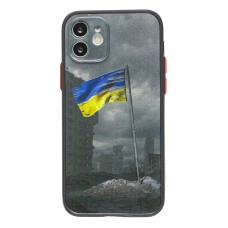 Чохол для iPhone 12 WAVE Ukraine Shadow Matte unbreakable