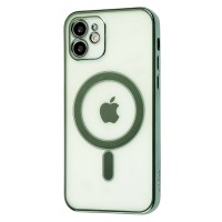 Чохол для iPhone 12 MagSafe J-case темно-зелений