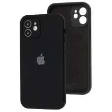 Чохол для iPhone 12 Silicone Slim Full camera чорний