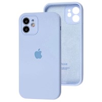 Чохол для iPhone 12 Silicone Slim Full camera lilac