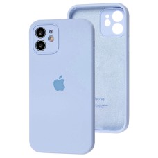 Чохол для iPhone 12 Silicone Slim Full camera lilac