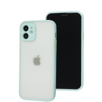Чохол для iPhone 12 LikGus Totu camera protect бірюзовий