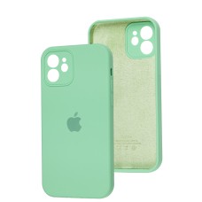 Чохол для iPhone 12 Silicone Slim Full camera spearmint
