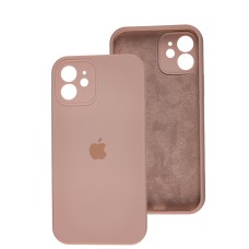 Чохол для iPhone 12 Silicone Slim Full camera pink sand