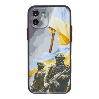Чохол для iPhone 12 WAVE Ukraine Shadow Matte warriors of light