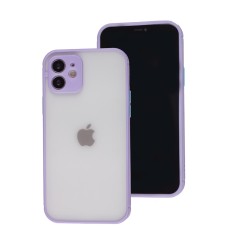 Чохол для iPhone 12 LikGus Totu camera protect бузковий