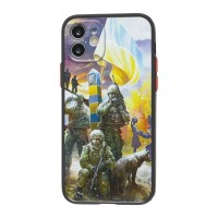 Чохол для iPhone 12 WAVE Ukraine Shadow Matte defenders of ukraine