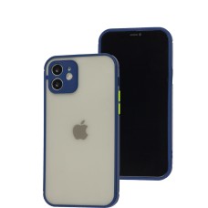 Чохол для iPhone 12 LikGus Totu camera protect синій