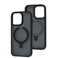 Чохол для iPhone 13 Pro Max Matt Guard MagSafe Ring чорний