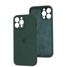 Чохол для iPhone 15 silicone case Full Camera green